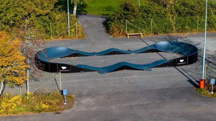 Pumptrackbana i Filsbäck.